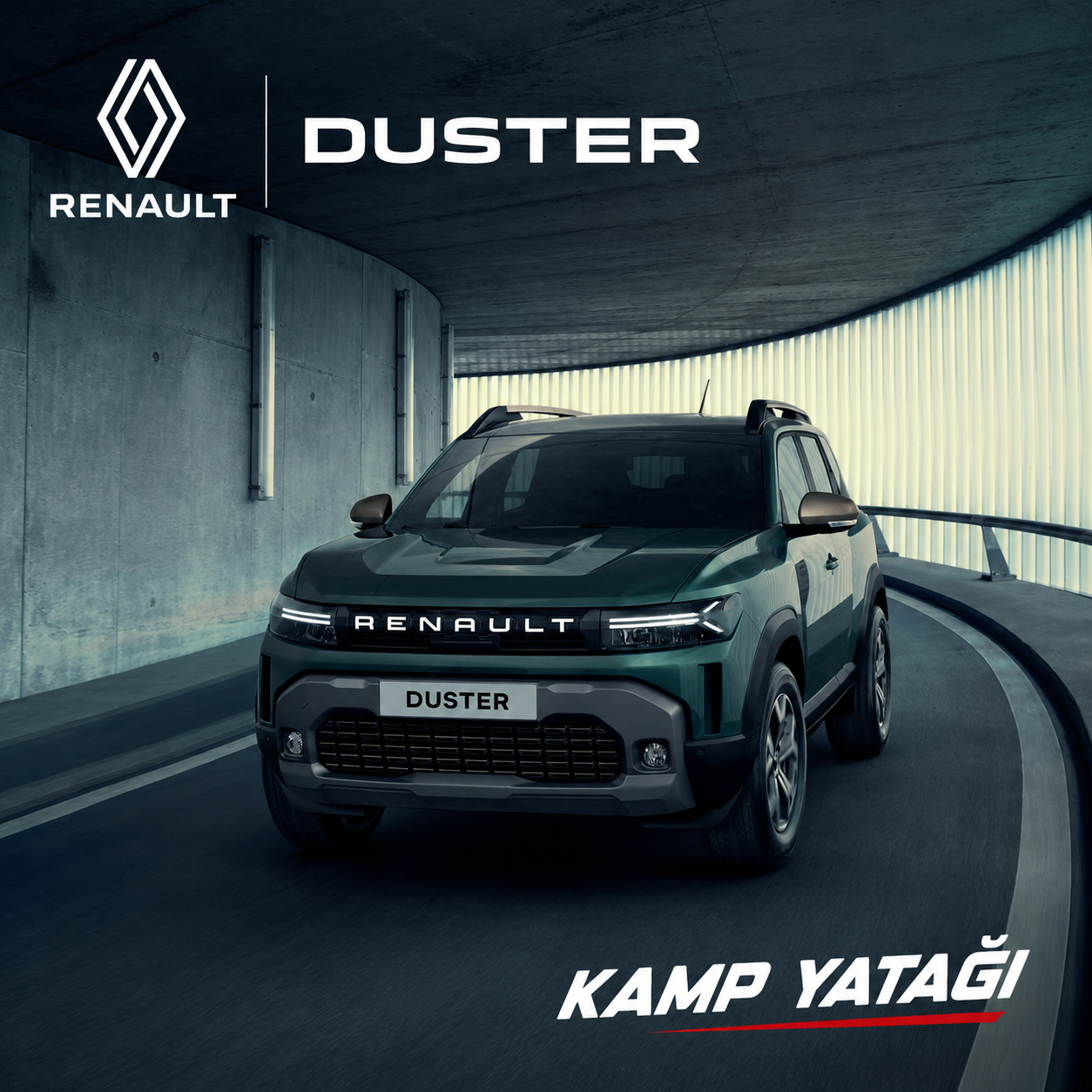 Renault Duster Uyumlu Kamp Yatağı